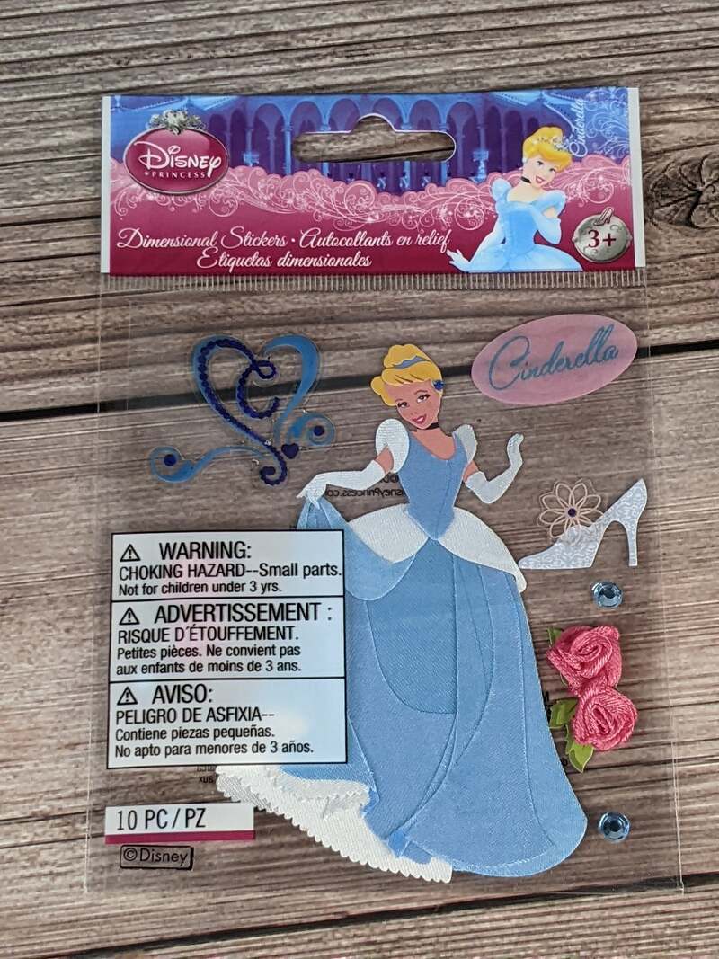 Cinderella Dimensional Sticker Pack