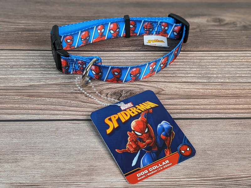 Marvel Spiderman Dog Collar S/M
