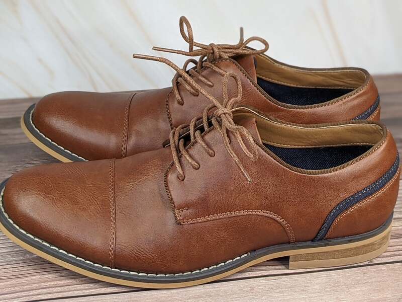 JF Jake Cognac Brown Men's Shoes