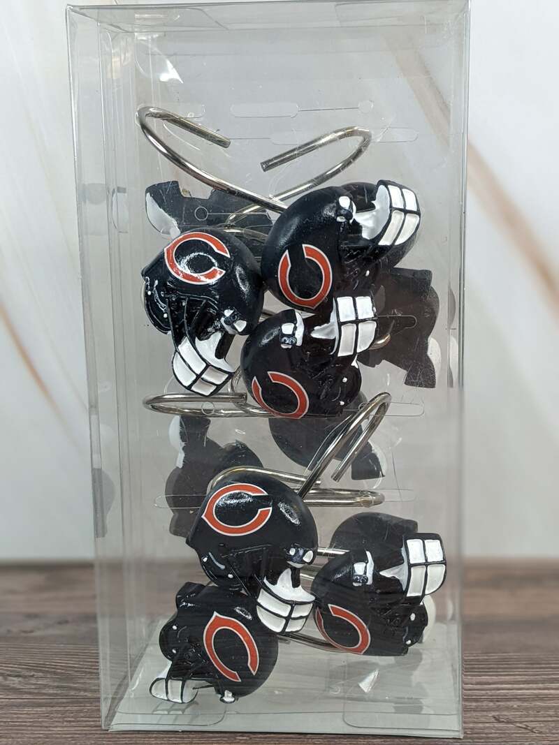 Chicago Bears Shower Curtain Hooks