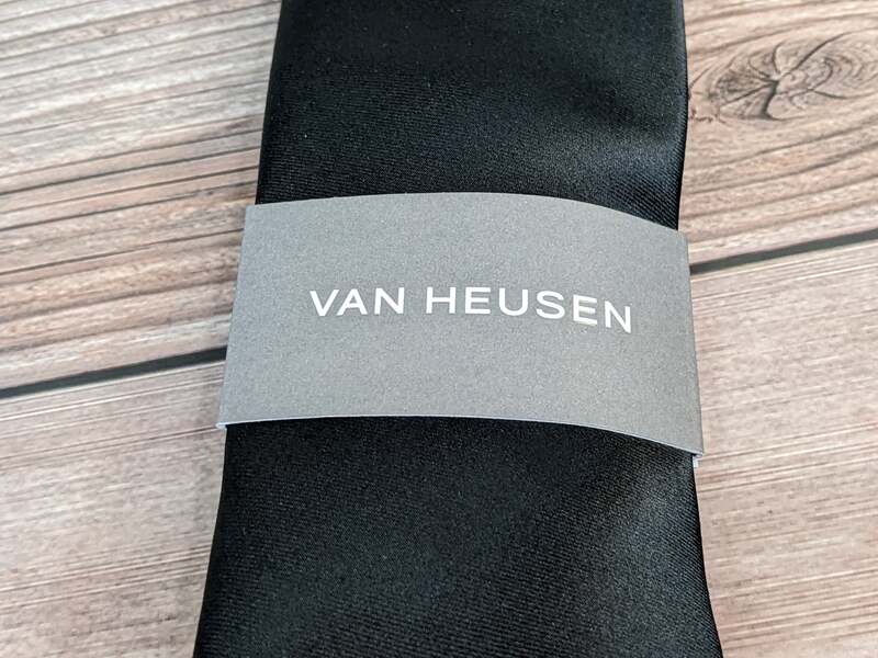 Van Heusen Black Neck Tie