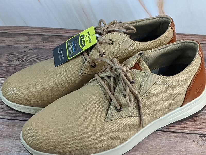 Men's Tan Skechers Darlow Remego