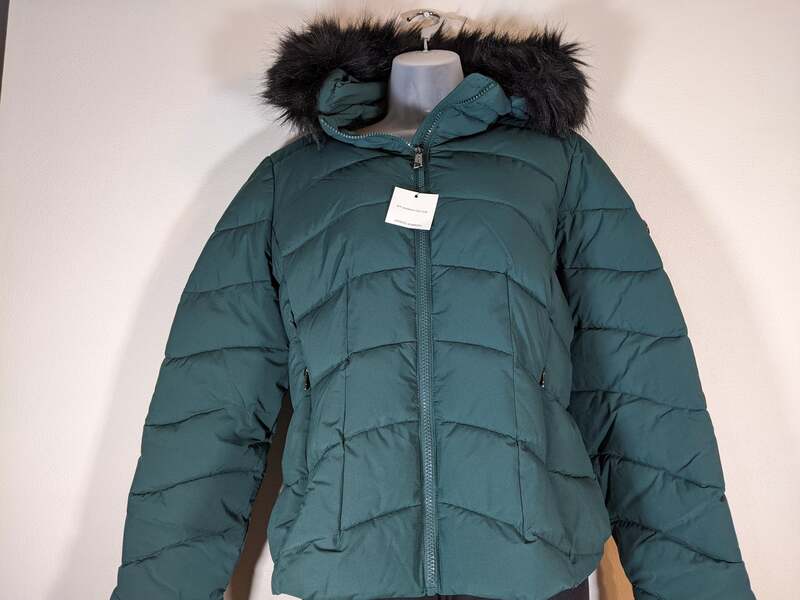 Calvin Klein Women's Medium Teal Coat