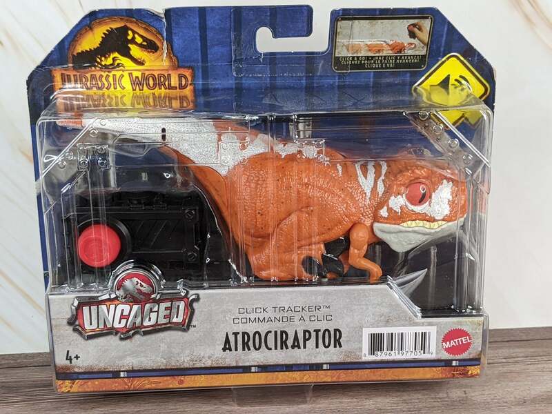 Jurassic World Atrociraptor Click Tracker