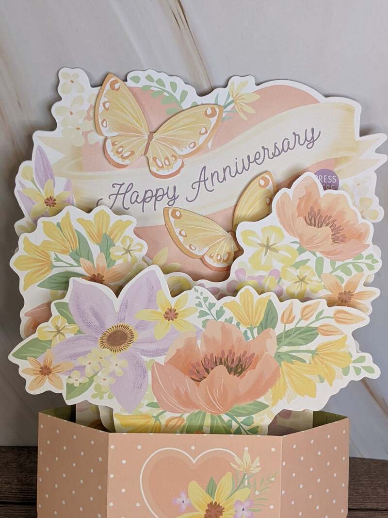 Happy Anniversary Music Light Pop-Up Card