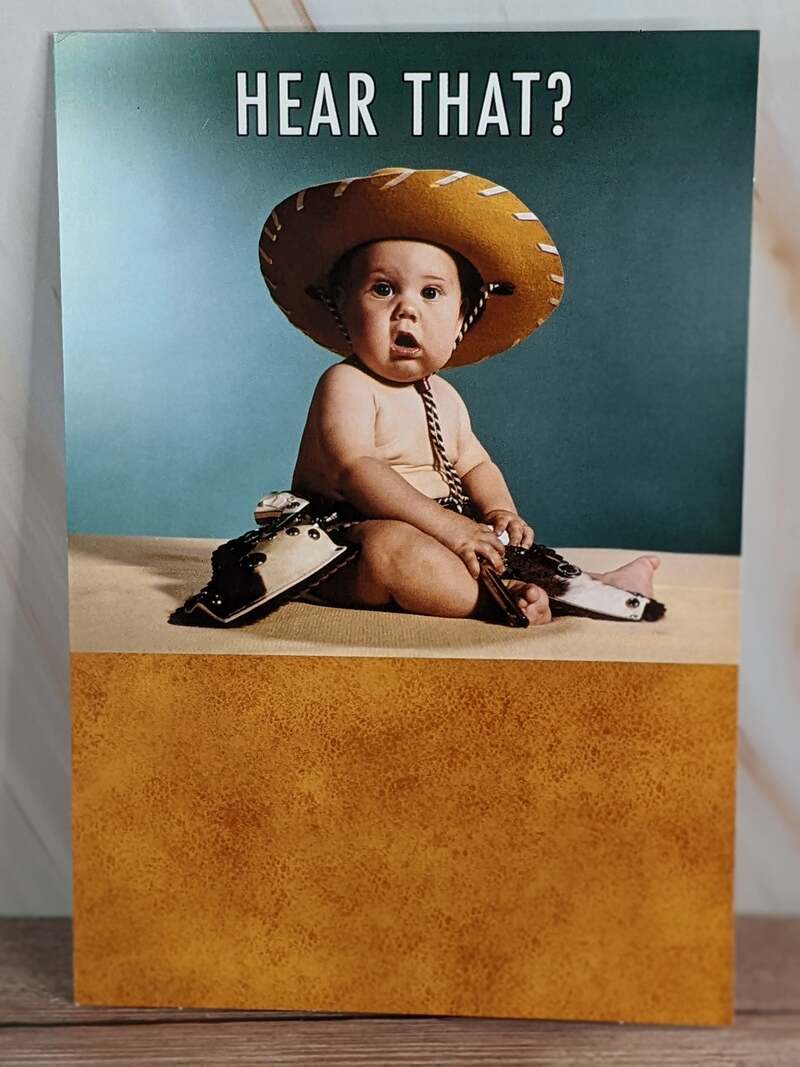 Cowboy Funny Birthday Card