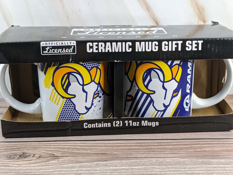 LA Rams Ceramic Mug Gift Set
