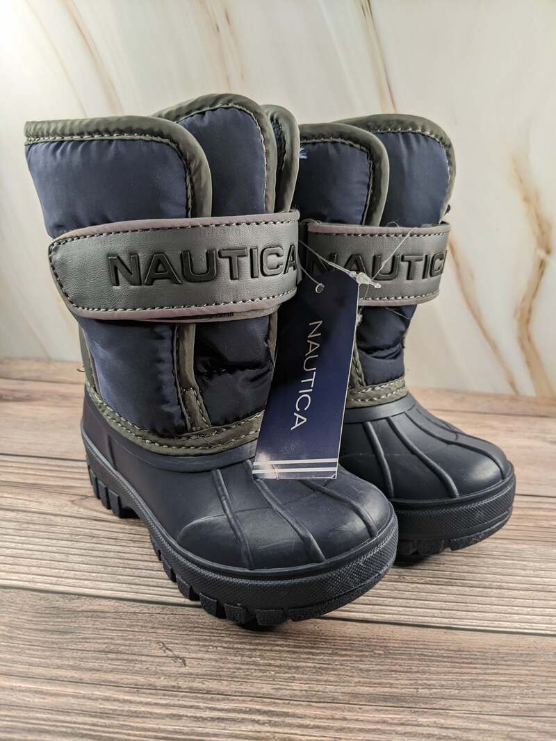 Blue Nautica Toddler Boots Size 6