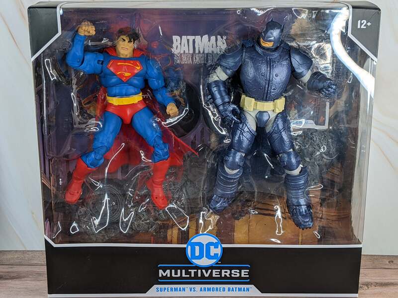 Superman Vs. Armored Batman Figures