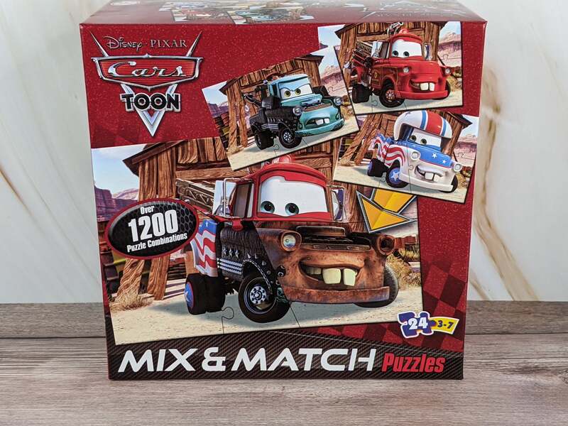 Cars Toon Mix and Match Puzzle