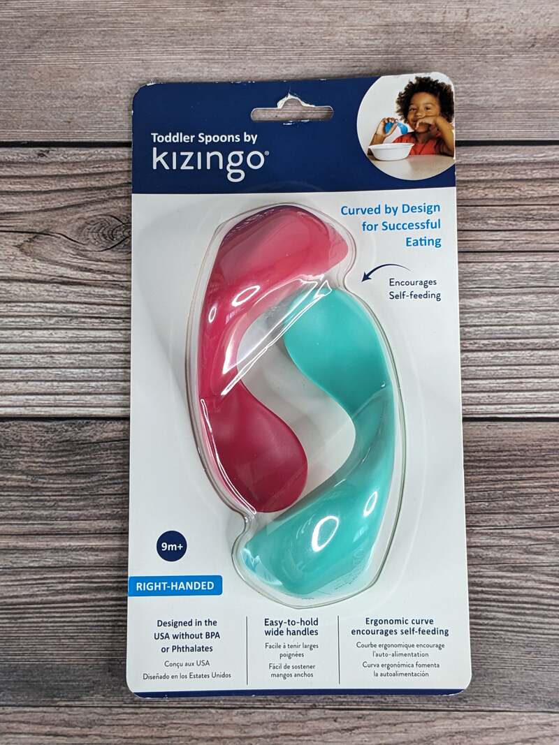 Right-Handed Curved Toddler Spoons