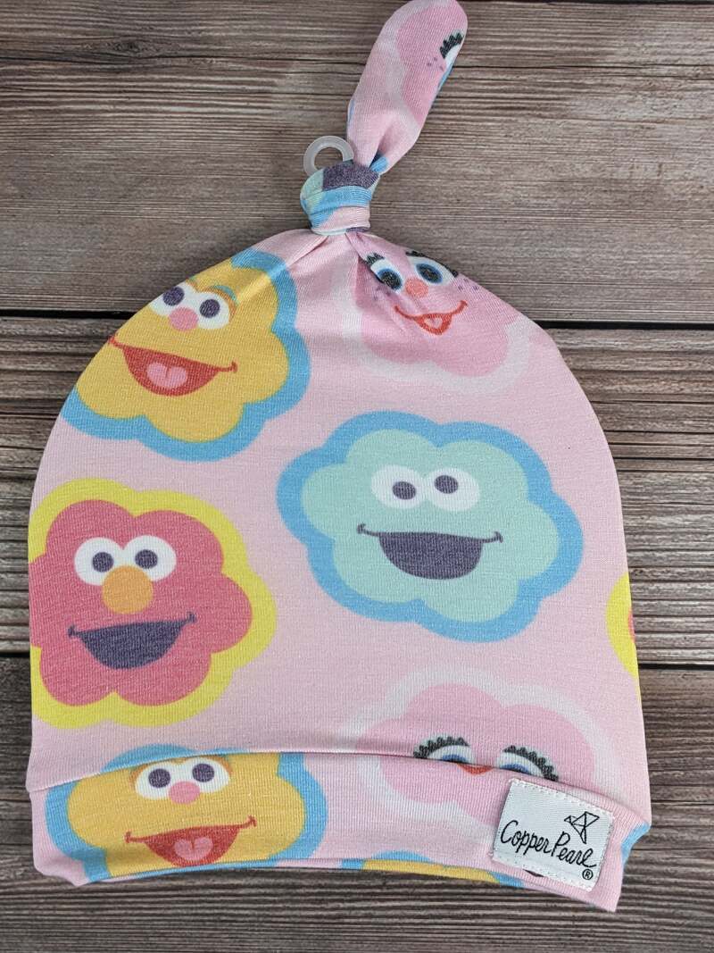 Abby and Pals Newborn Top Knot Hat