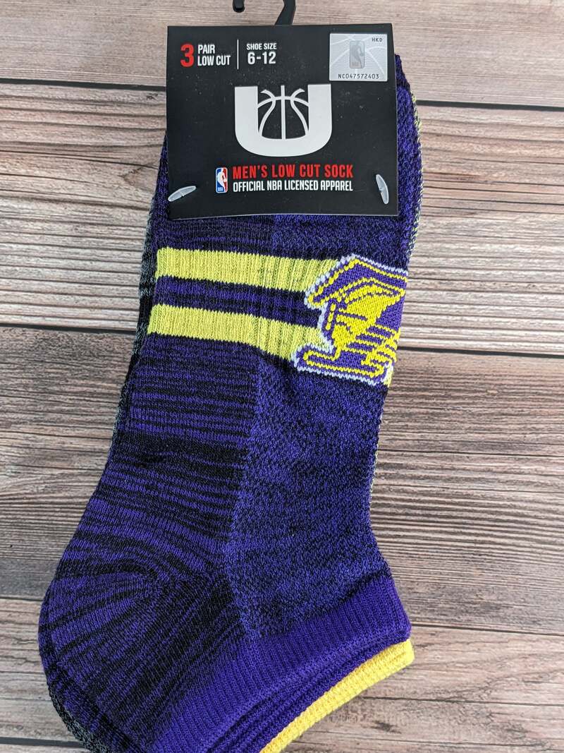 Lakers Low Cut Men's Socks