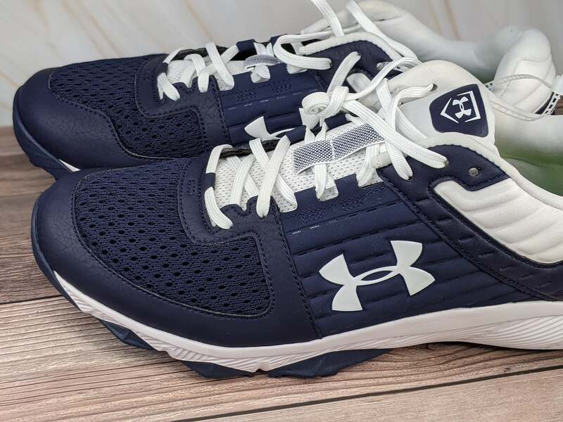 Under Armour Navy White Shoes