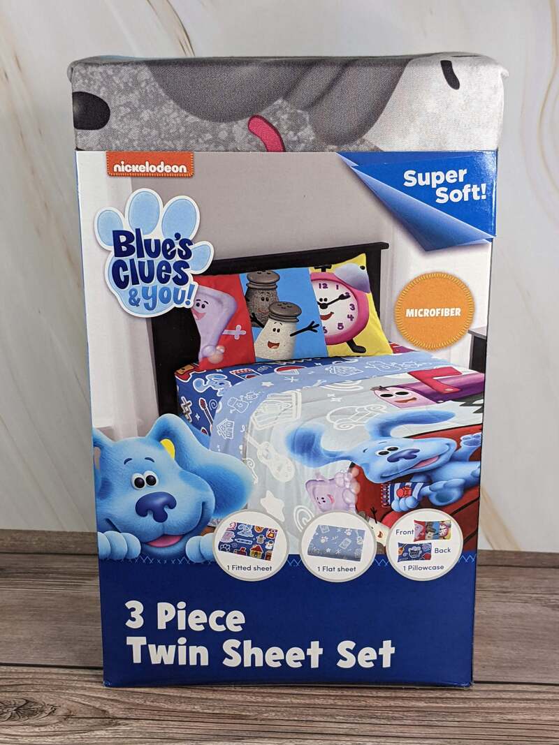 Blue's Clues Microfiber Twin Sheet Set