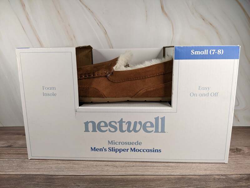 Small Men's Microsuede Slipper Moccasins