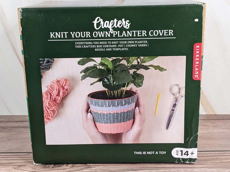 Knit Your Own Planter Cover