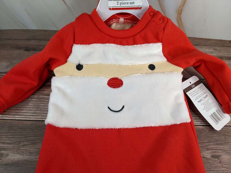 Size 3 Months Baby Santa Outfit with Hat