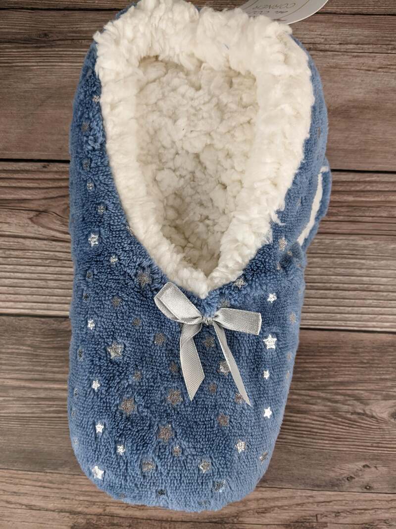 Blue Cozy Women's Slippers