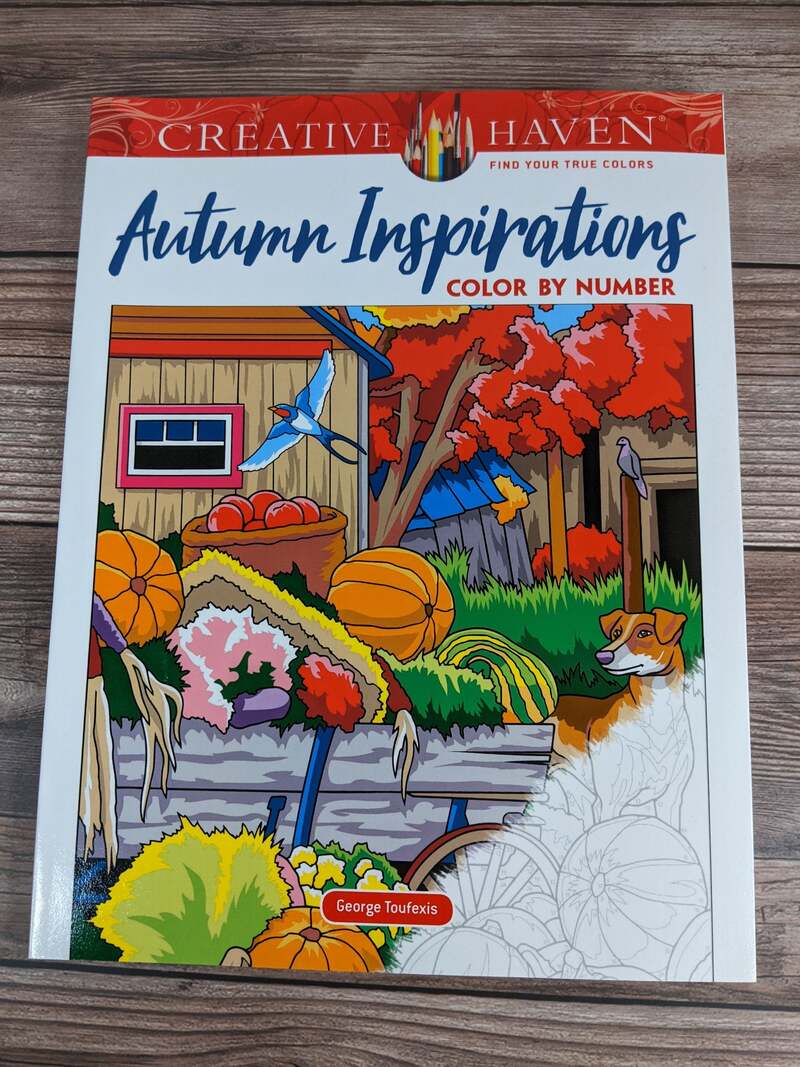 Autumn Inspirations Color By Number Book