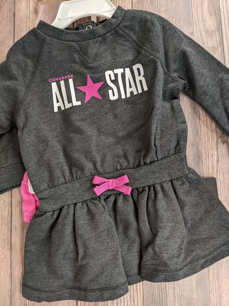 Baby Converse All Star Ruffle Romper