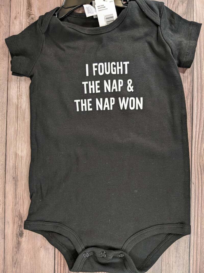 I Fought The Nap and The Nap Won Baby Bodysuit 24M