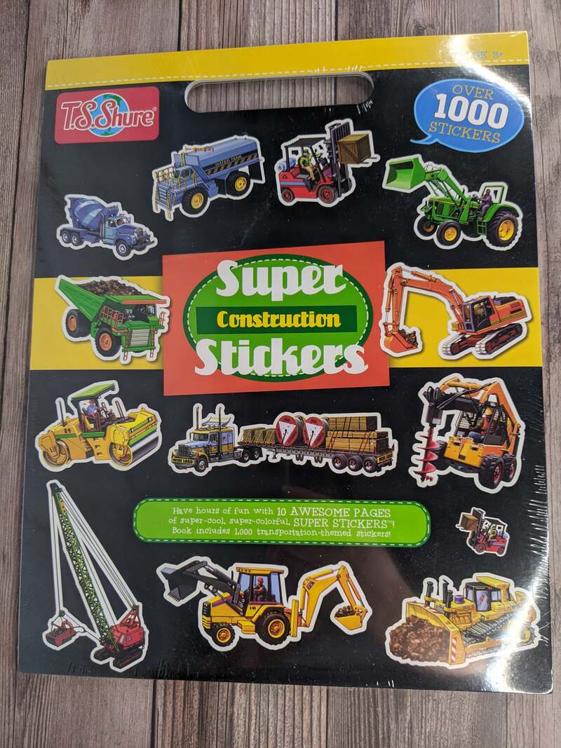 Construction Super Stickers