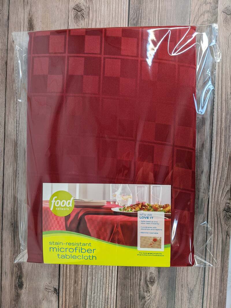 Microfiber Wine Tablecloth Oval 60 x 102
