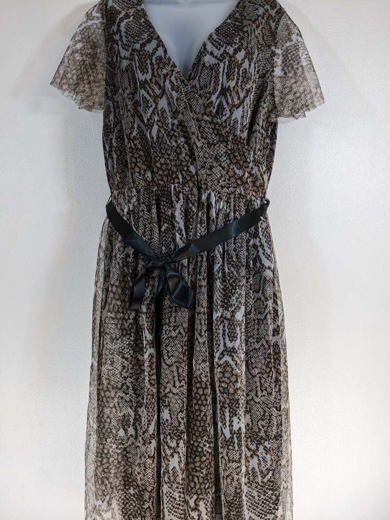 Candalite Reptile Print Dress LARGE