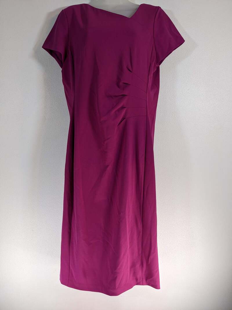 Donna Karan Dark Pink Dress Size 14