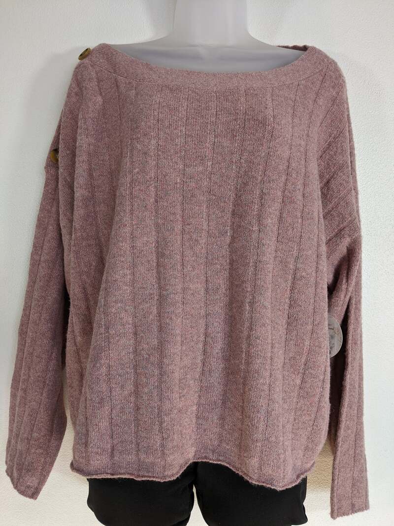 Soft Mauve Sweater 2X