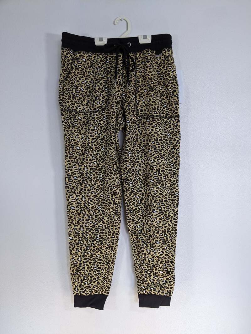 Desert Leopard Print Pants MEDIUM