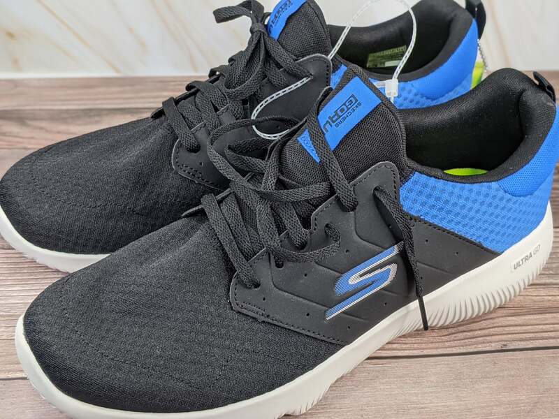 Skechers Ultra Go Run Blue Black Shoes