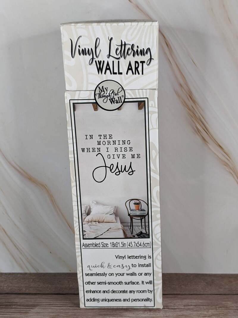 Give Me Jesus Vinyl Lettering Wall Art