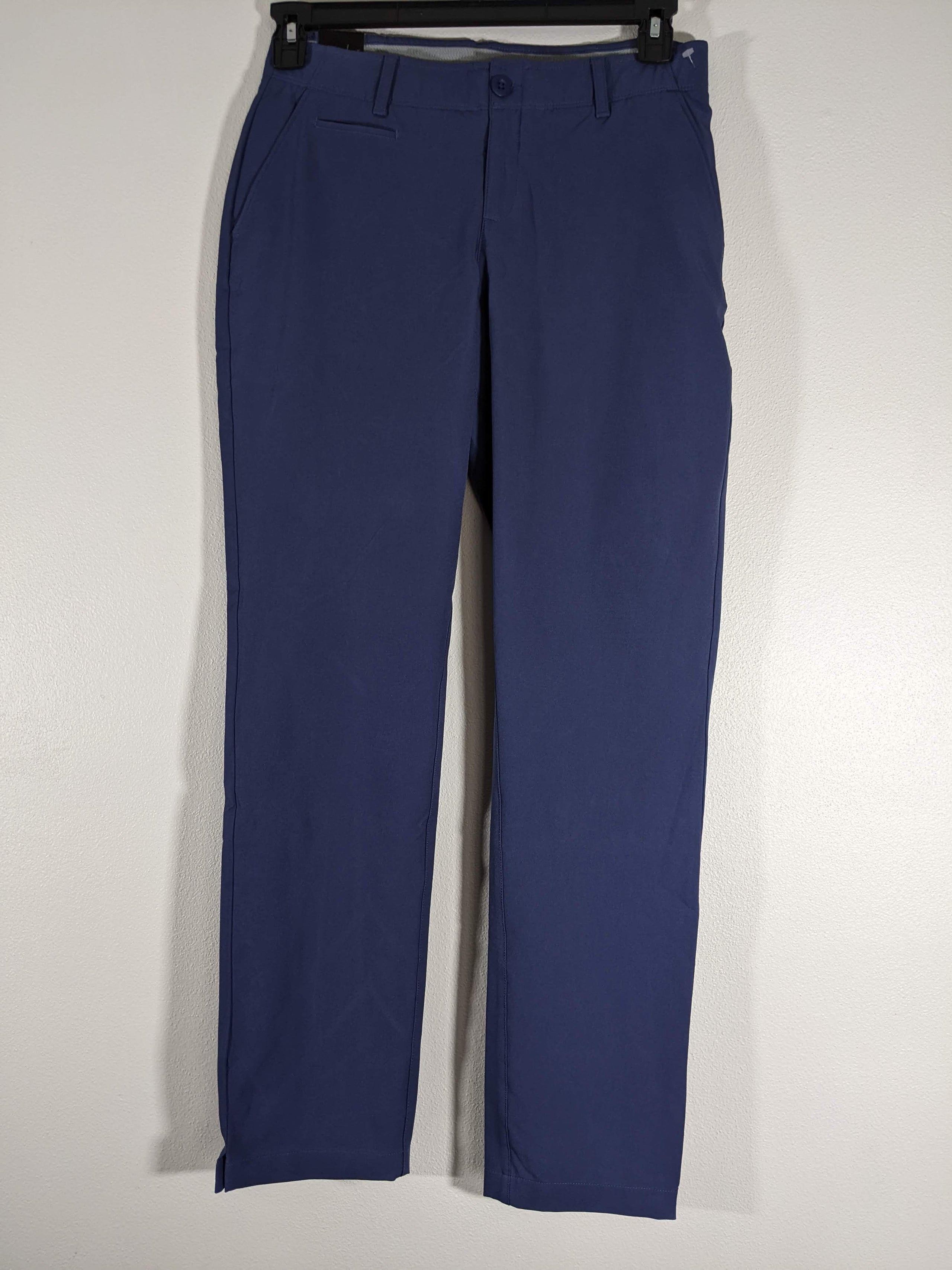 Under Armour Women's Fitted Blue Golf Pants Size 6
