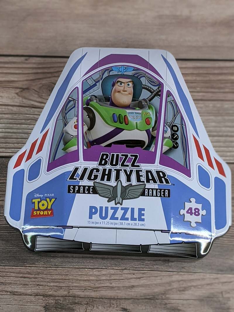 Buzz Lightyear Space Ranger Mystery Puzzle in a Tin