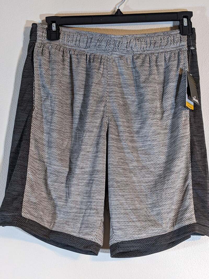 Spalding Regular Fit Gray Shorts Men's Large