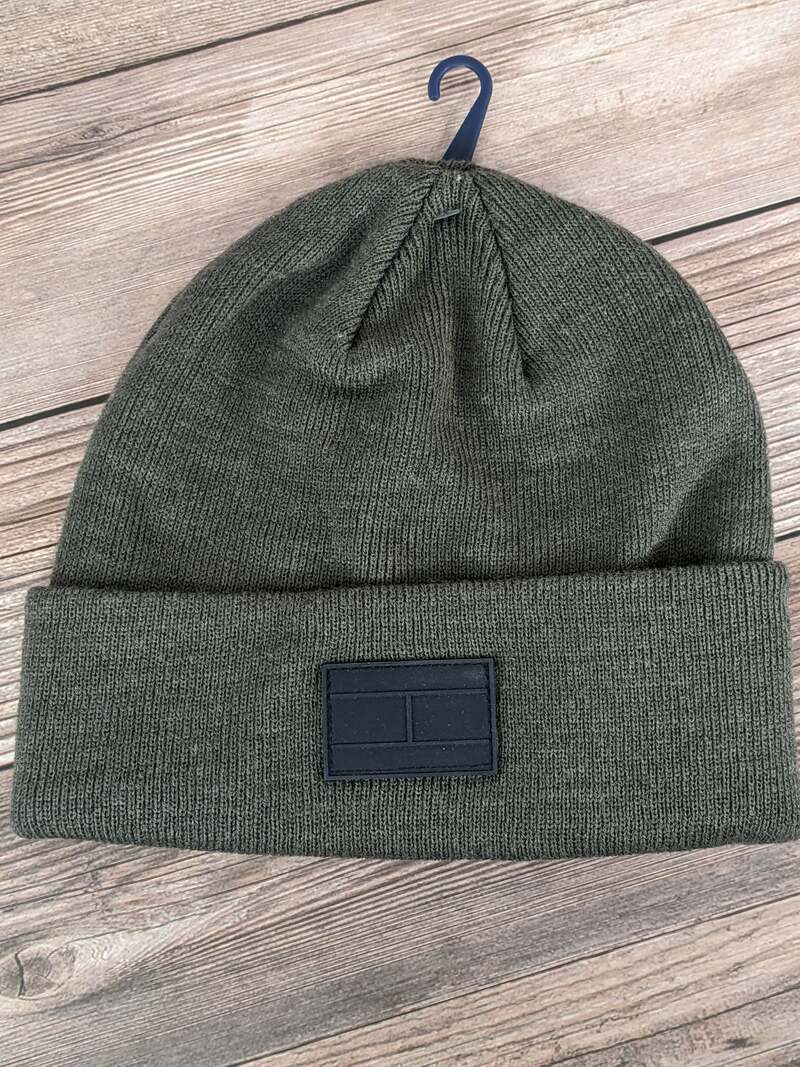 Gray Tommy Hilfiger Beanie Hat