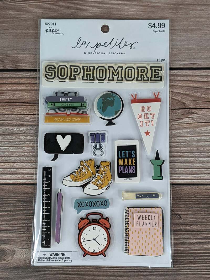 Sophomore School Stickers