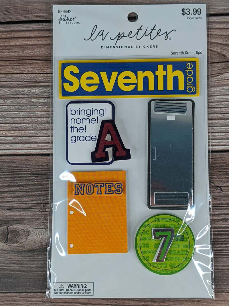 Seventh Grade School Stickers