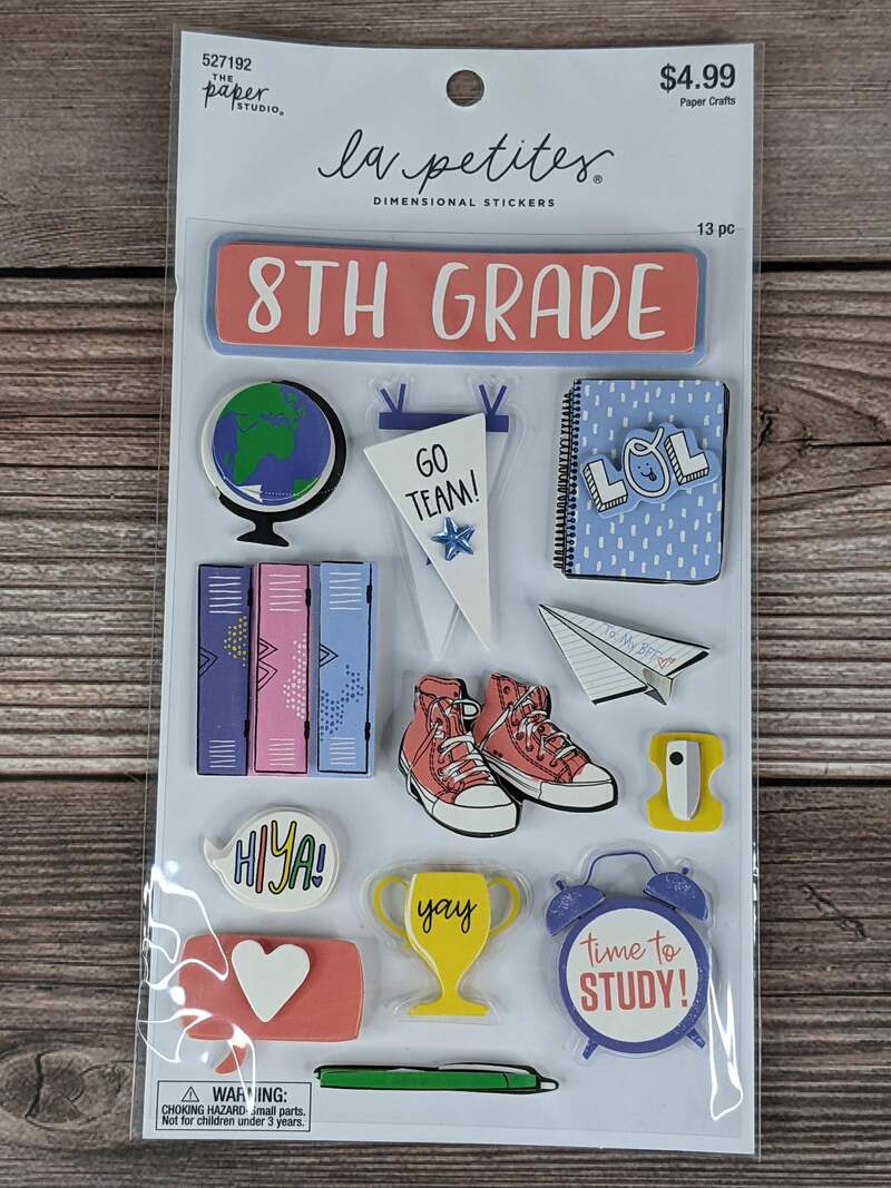 8th Grade School Stickers