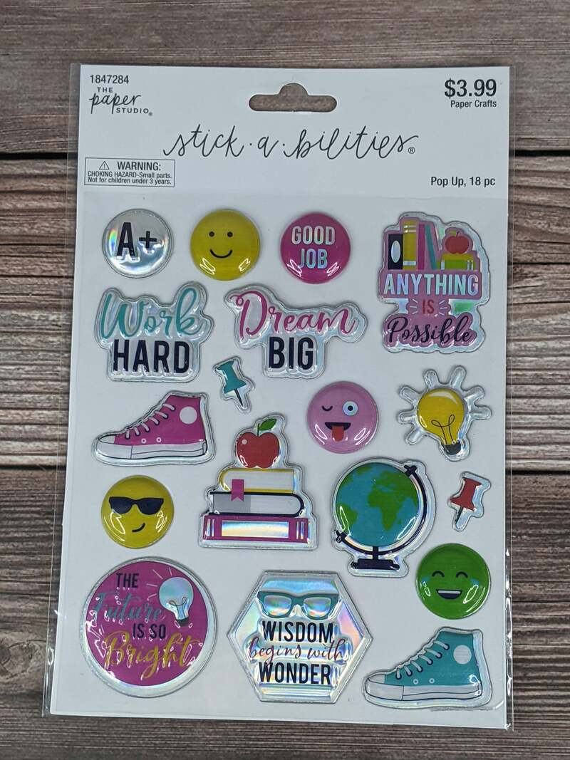 Pop Up School Stickers