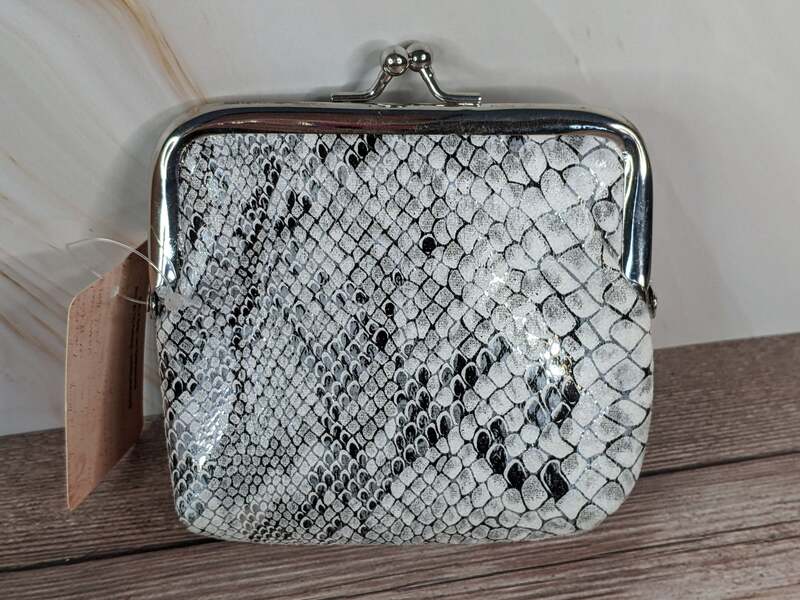 Reptile Print Coin Purse Wallet