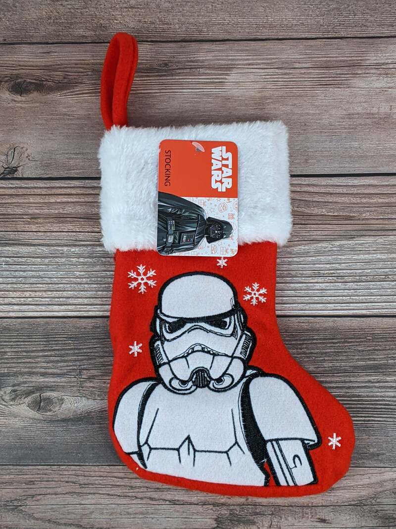 Red Star Wars Storm Trooper Stocking