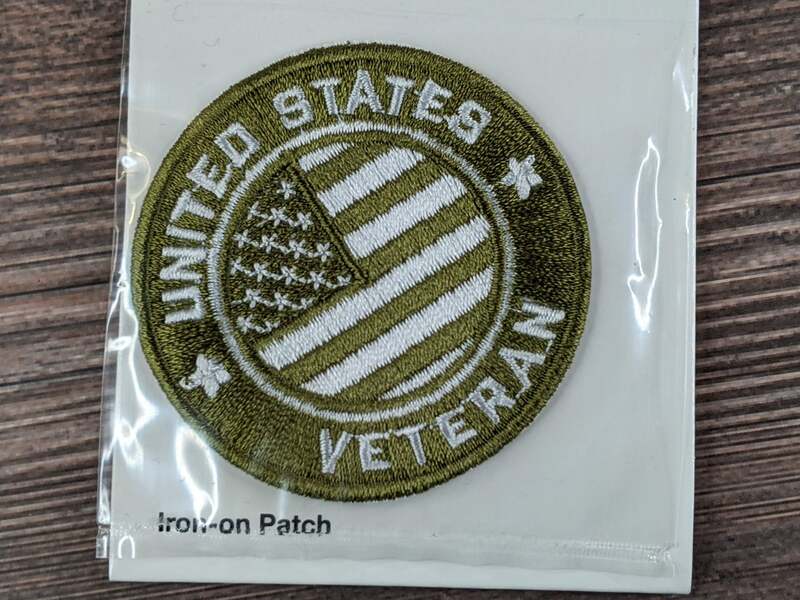 United States Veteran Iron-On Patch