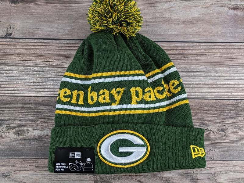 Green Bay Packers Pom Knit Hat