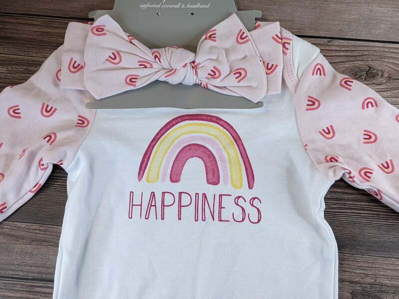 Happiness Rainbow Baby Outfit 6-9 Months