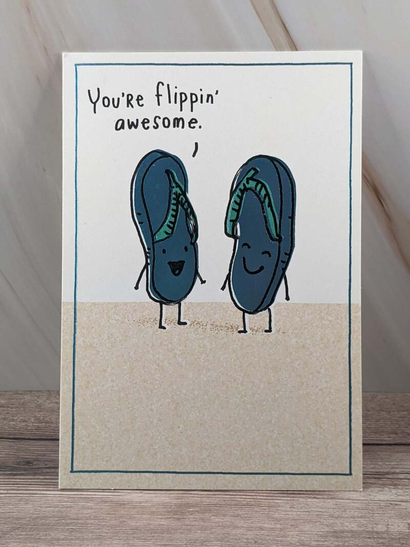 Flippin' Awesome Love You Card