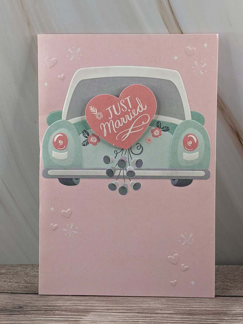 Just Married Wedding Card
