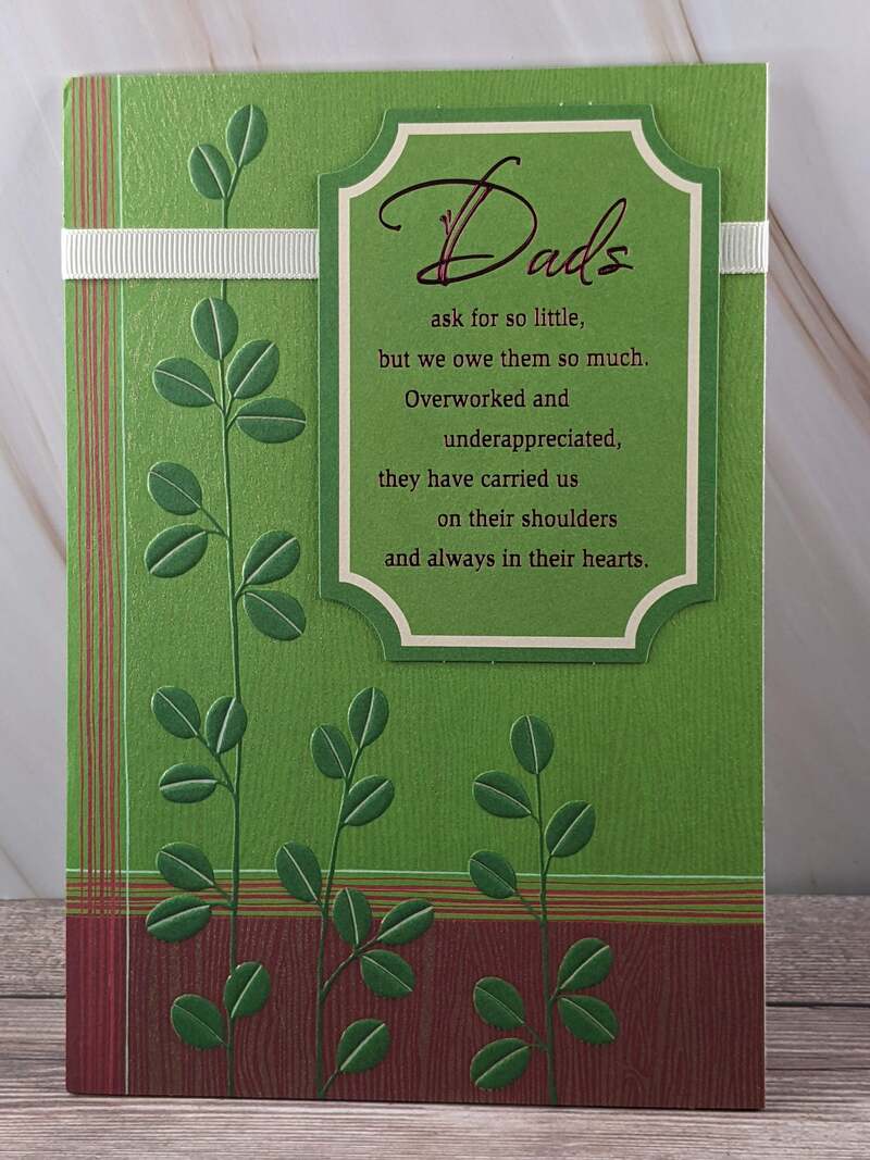 Appreciative Birthday Card for Dad